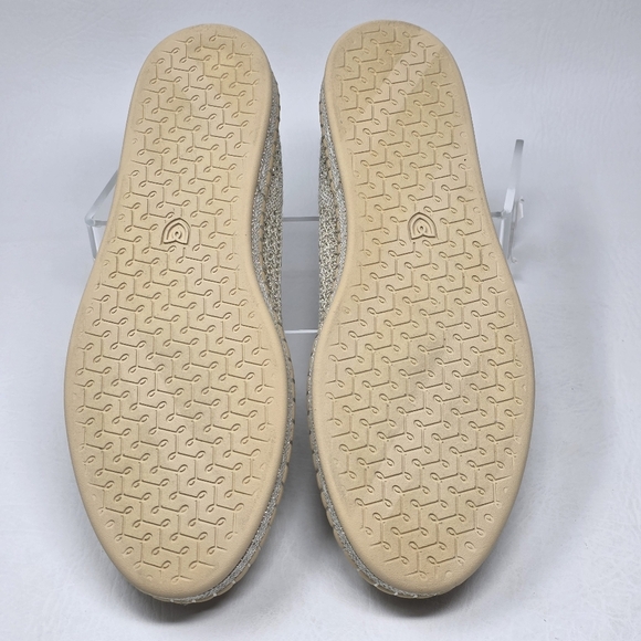 Rothy’s The Espadrille Diamond Metallic Women’s Size 11 Flats New - Picture 6 of 9